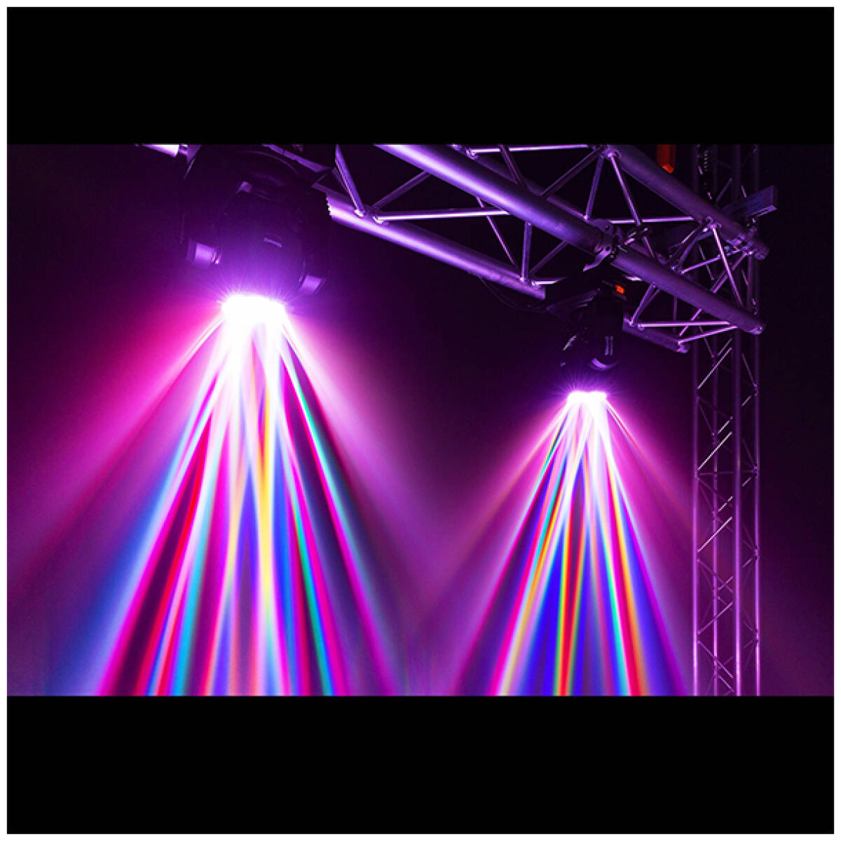 BeamZ Panther 80 LED Moving Head With Rotating Lenses 6x12W RGBW - Image 4