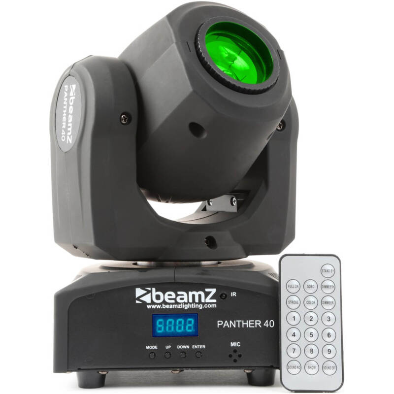 Beamz Panther 40 – LED Moving Head Spot
