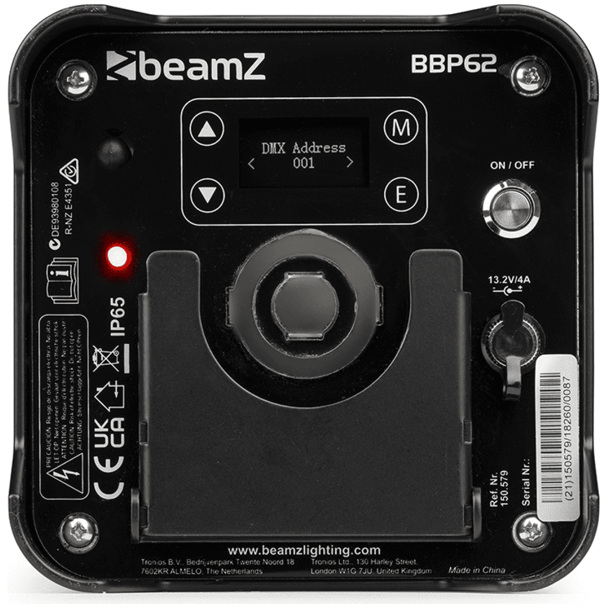 BeamZ BBP62 LED Battery Uplighter IP65 6x12W RGBAW+UV [6 in Flightcase] - Image 3