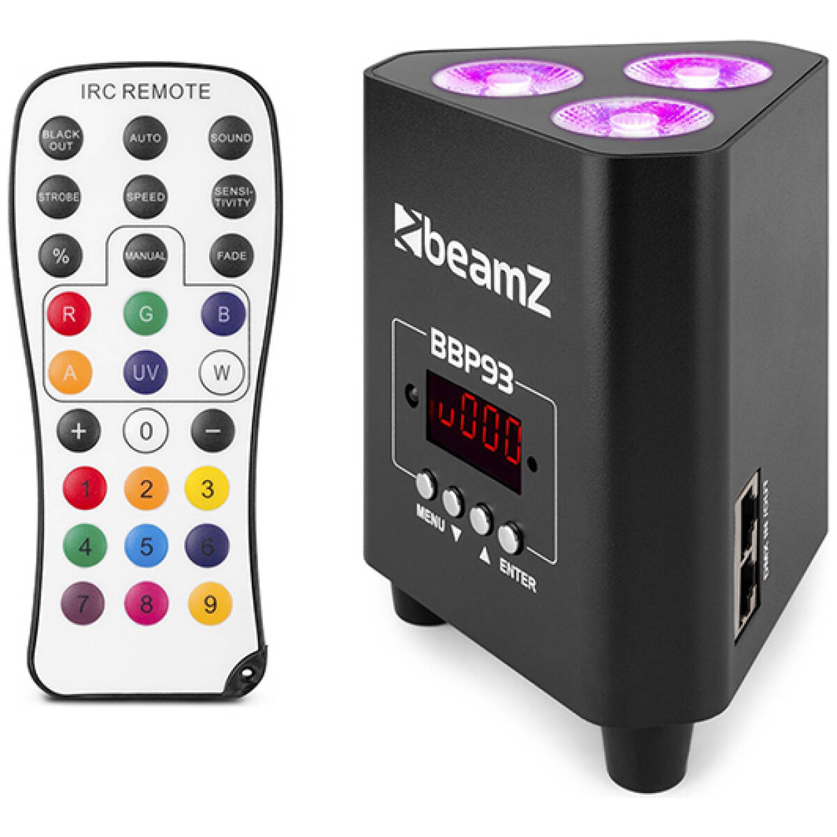 BEAMZ BBP93 LED Battery Uplight PAR IP20 - Image 2
