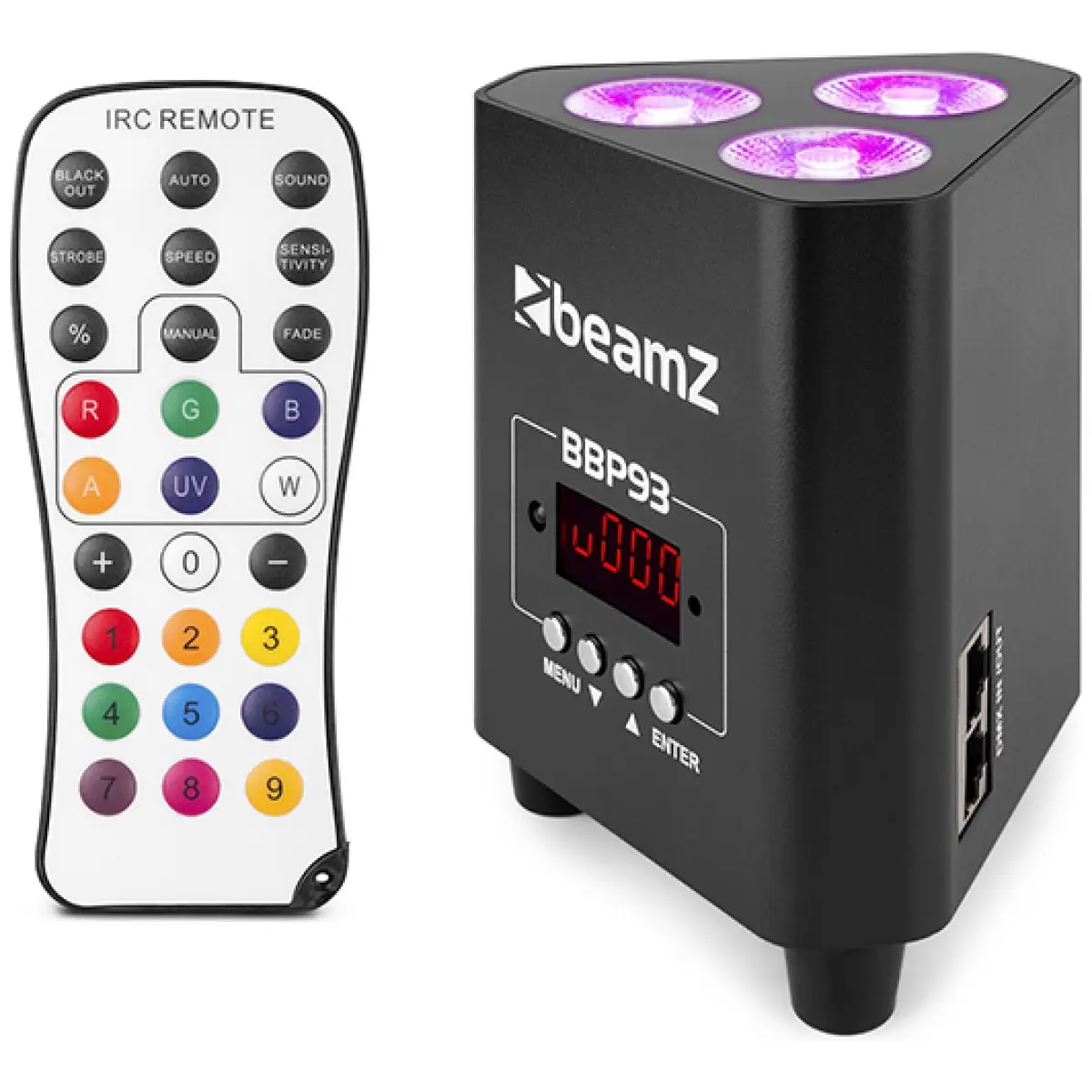 BEAMZ BBP93 LED Battery Uplight PAR IP20 - Image 2