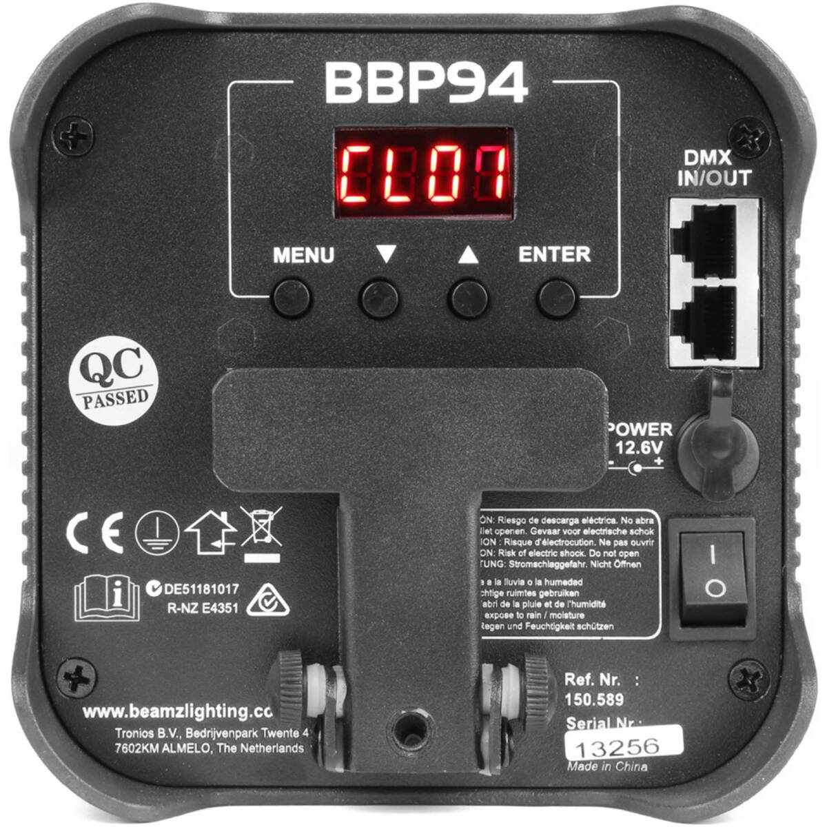 Beamz BBP94 LED Battery Uplight PAR - Image 2