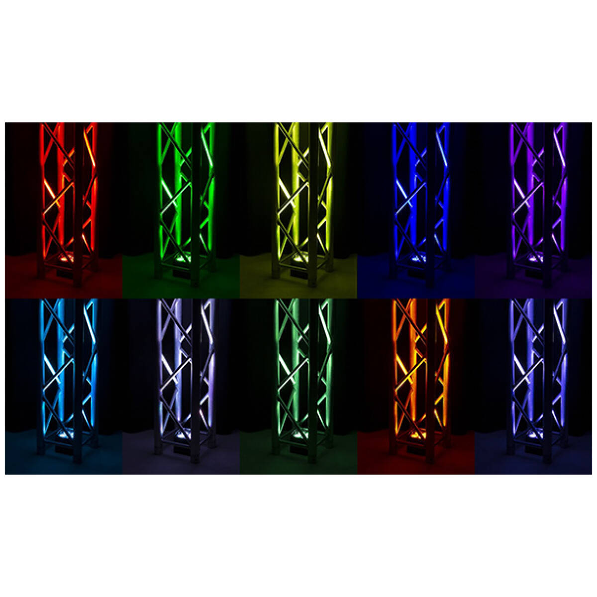 BeamZ BBP94W LED Battery Uplight PAR IP20 – 4×12W RGBAW+UV - Image 4