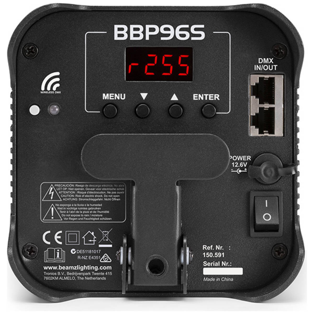 BeamZ BBP96S LED Battery Uplight PAR IP20 - Image 5