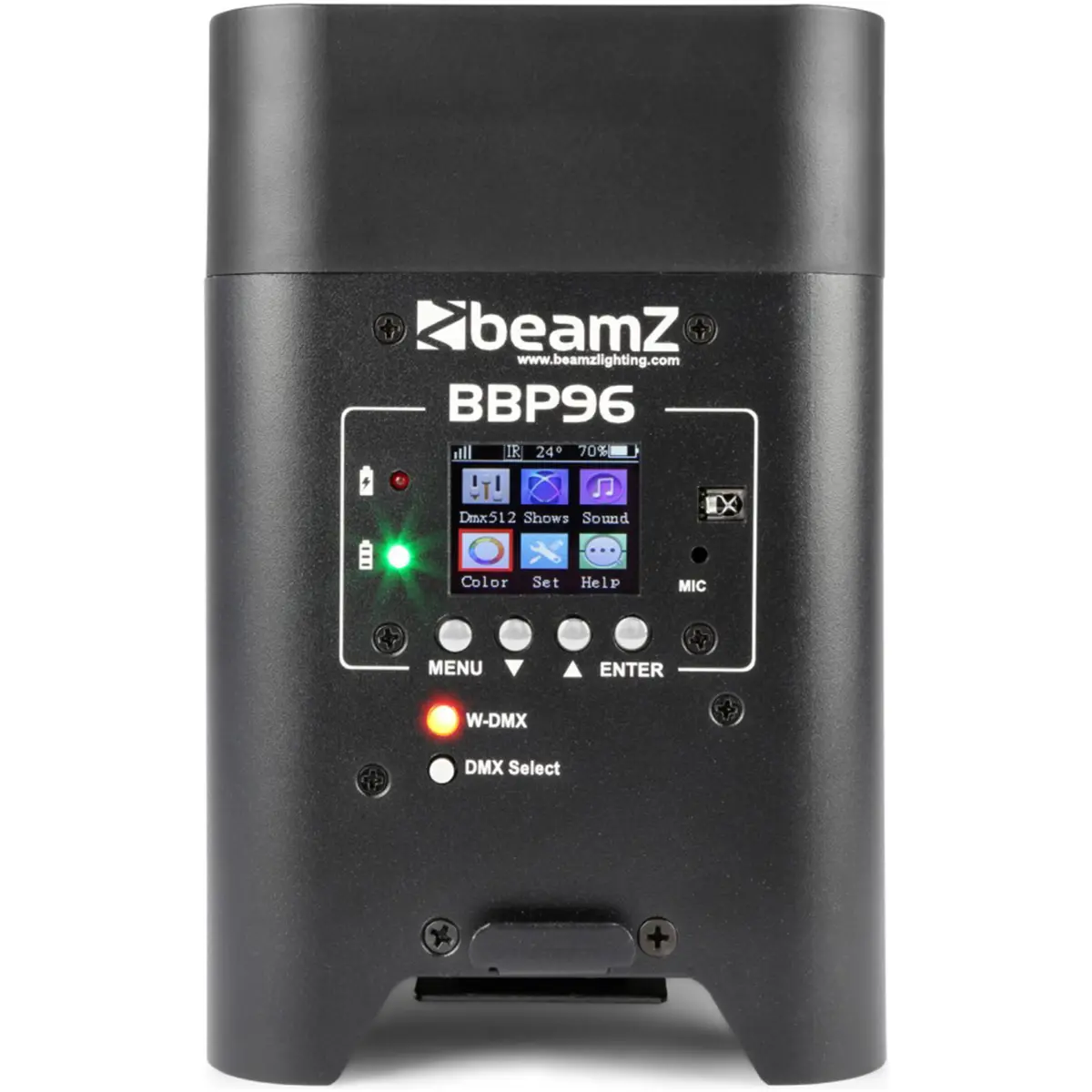 Beamz BBP96 LED Battery Uplight PAR - Image 4