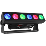 BeamZ BBB612 LED Battery Bar IP20 6x12W RGBAW+UV