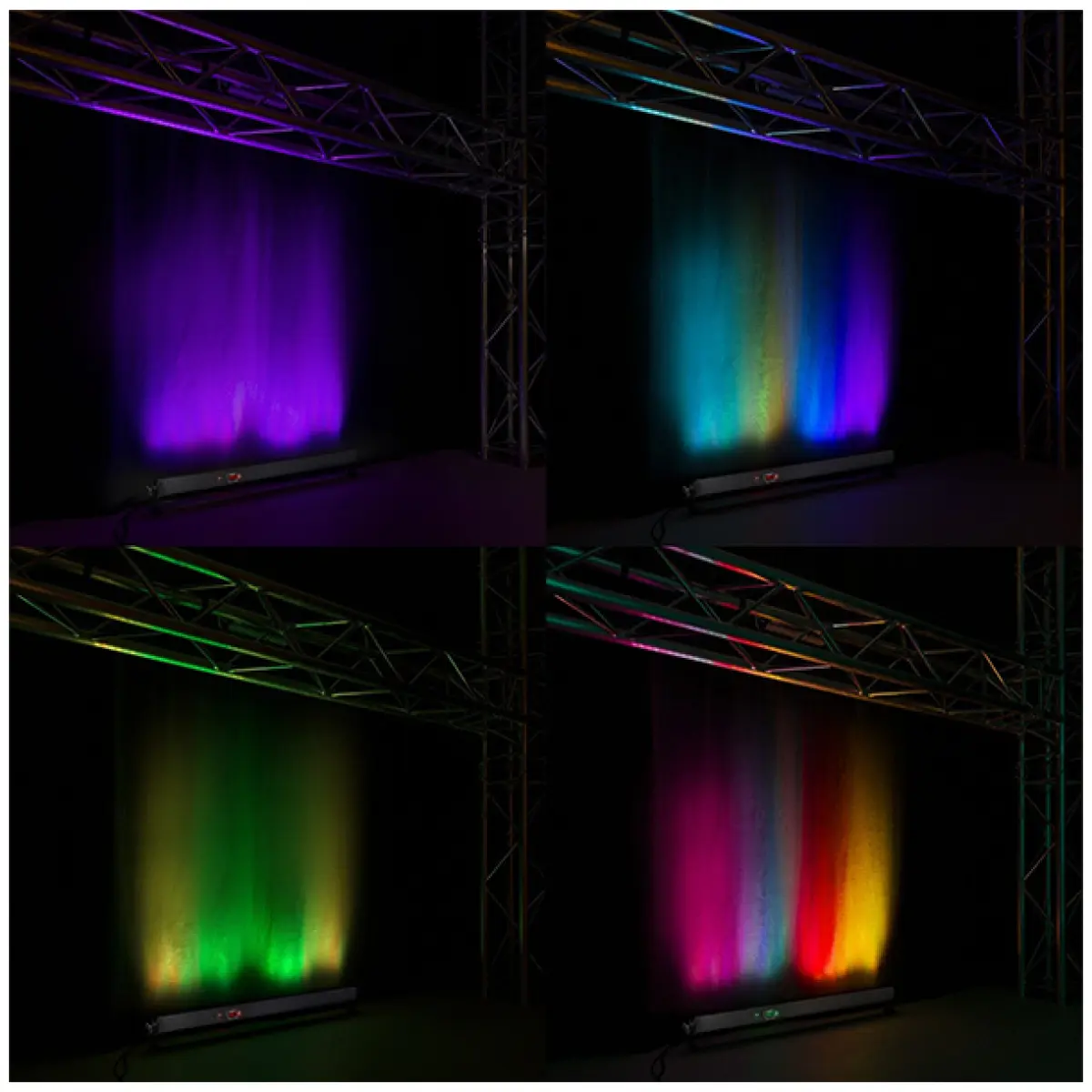 BeamZ BBB243 LED Battery Bar IP20 – 24×3W RGB - Image 4