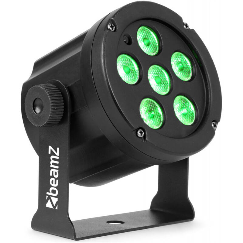 Beamz SlimPar30 LED PAR – 6x 3W RGB LEDs