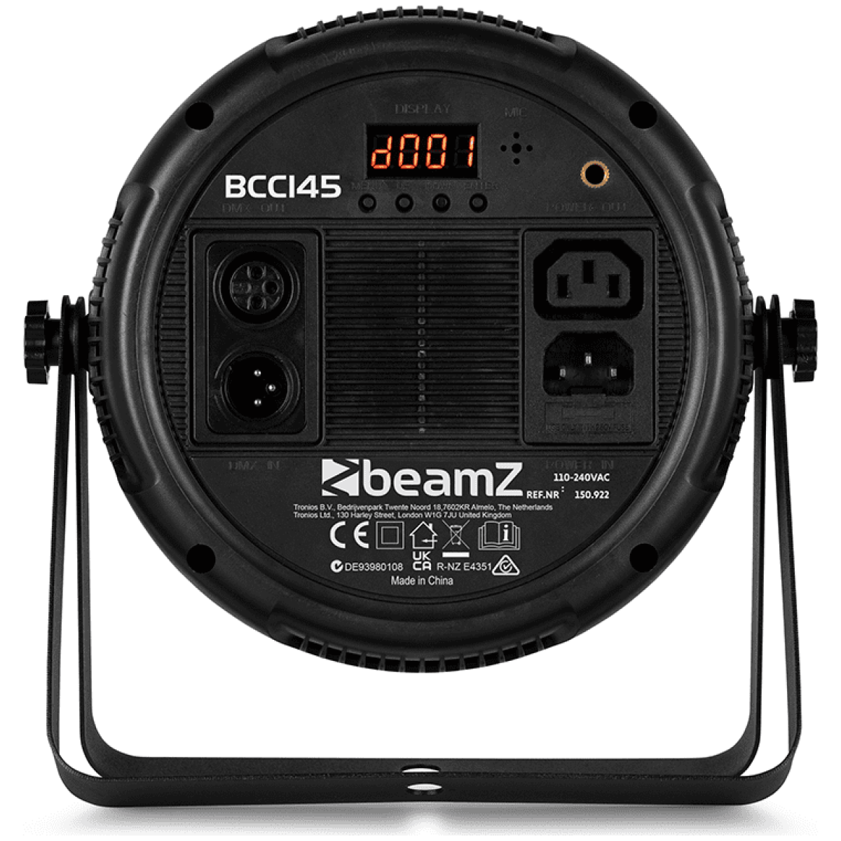 BeamZ BCC145 LED Flat PAR 14x4W RGBW - Image 2