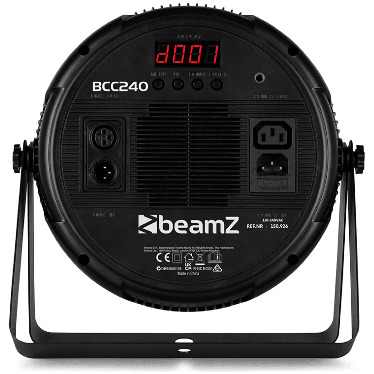 BeamZ BCC240 LED Flat PAR 27x4W RGBW - Image 2