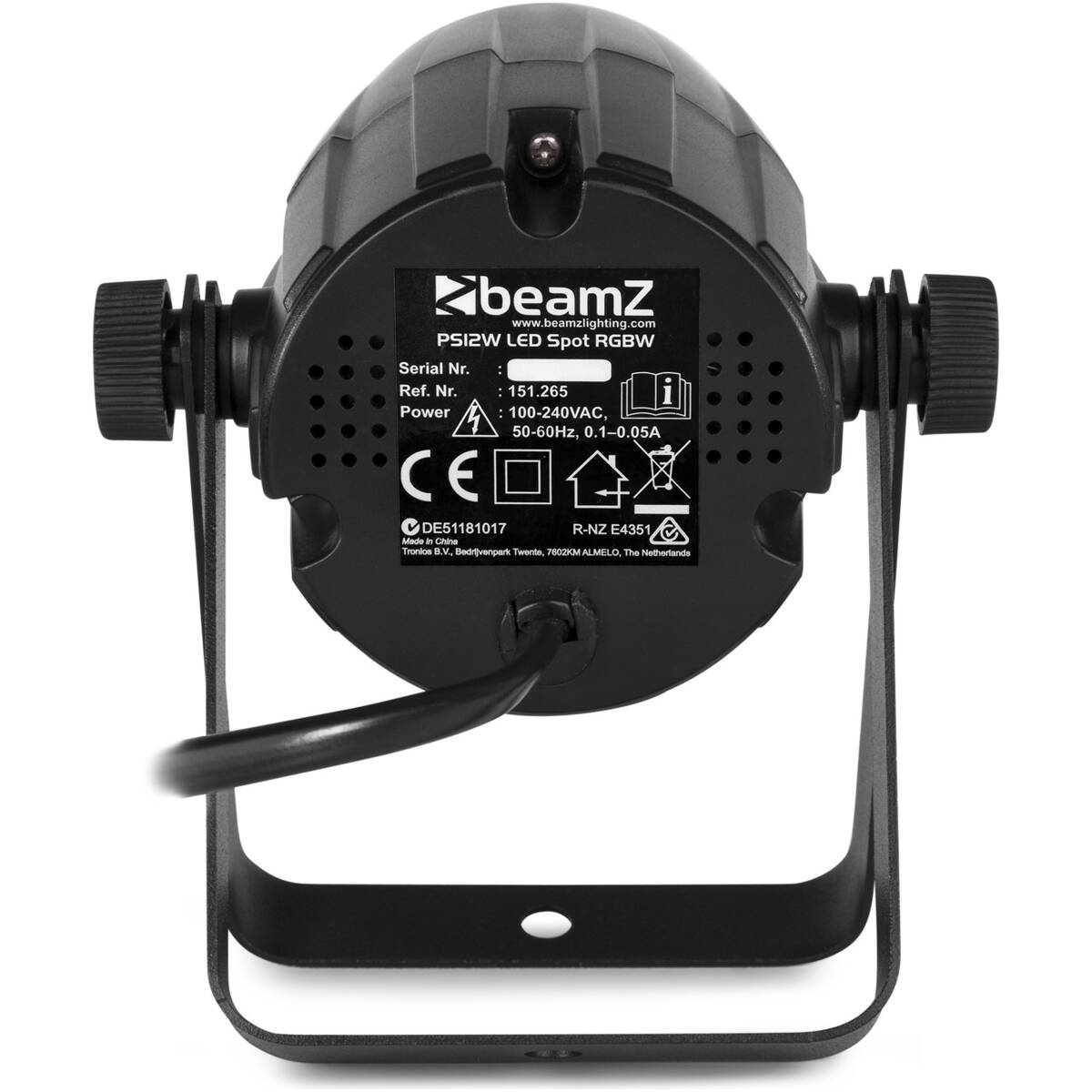 Beamz PS12W LED Pinspot – 12W RGBW, IP20 Rated - Image 2