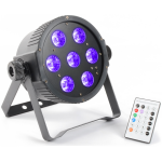 BeamZ FlatPAR LED PAR 7x18W RGBWA+UV