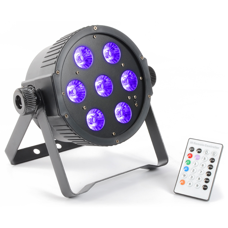 151279B_1 BeamZ FlatPAR LED PAR 7x18W RGBWA+UV - Image 1