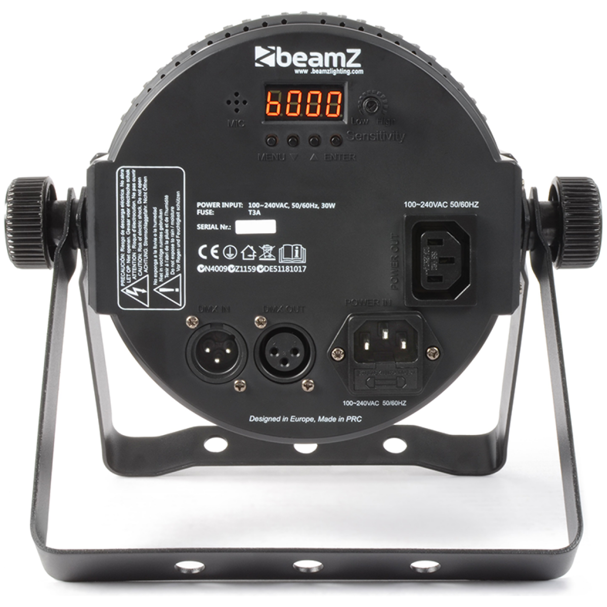 BeamZ FlatPAR LED PAR 7x18W RGBWA+UV - Image 2