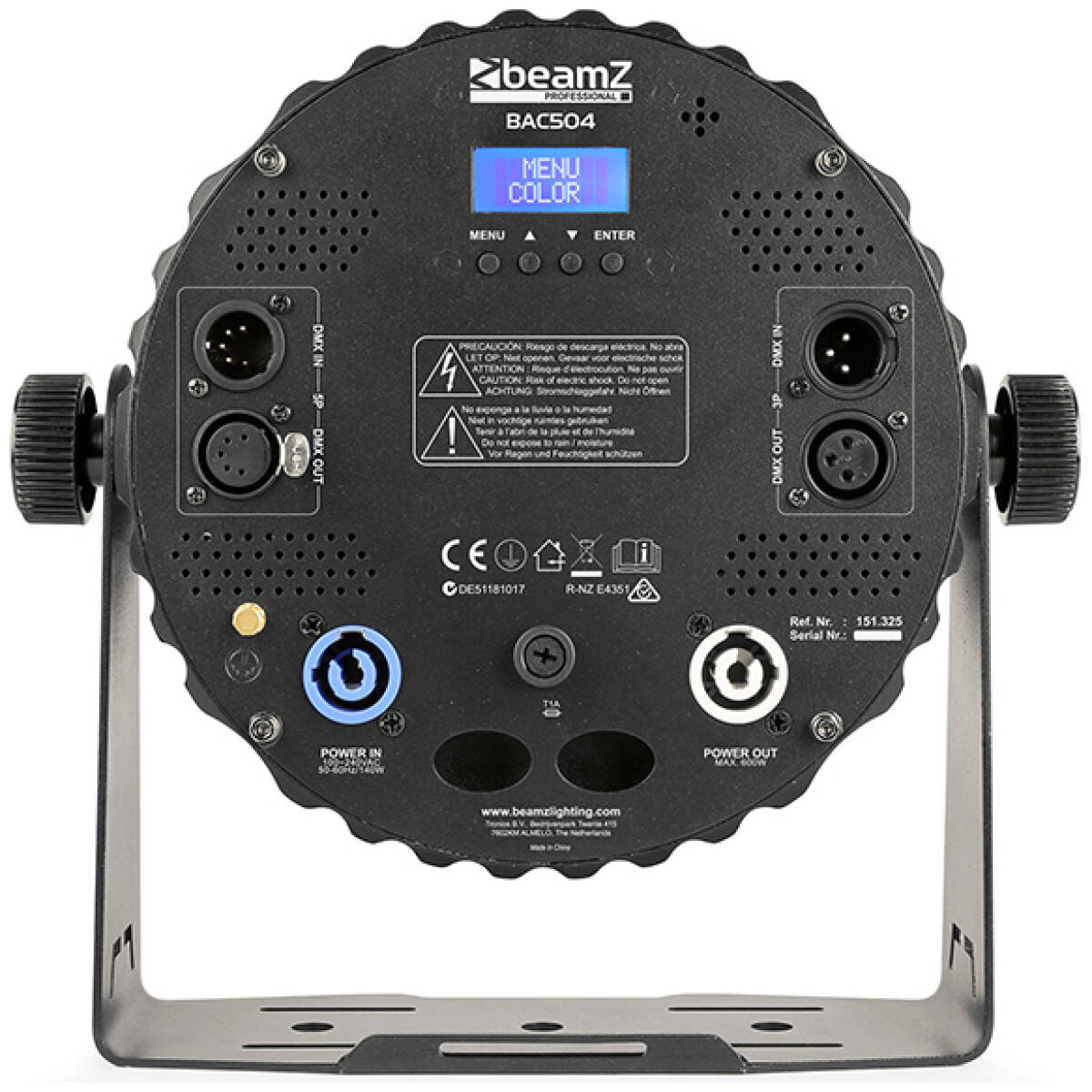 BeamZ BAC504 LED Par – 12×12W RGBW - Image 2