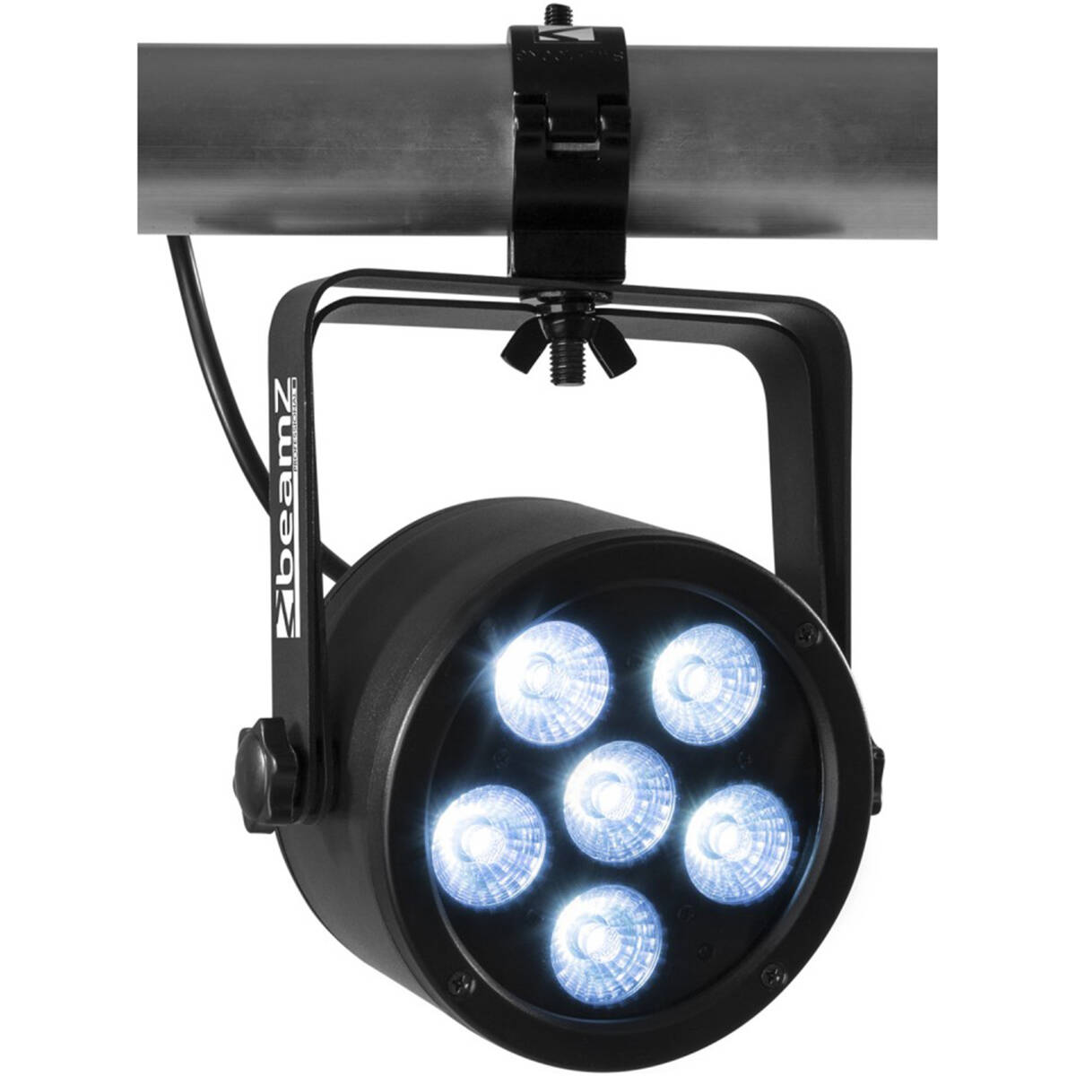 Beamz BAC302 LED PAR, 6x 12W RGBAW+UV LEDs - Image 2