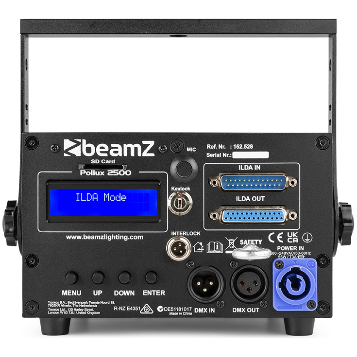 BeamZ Pollux 2500 Laser RGB 2.5W Animation - Image 2