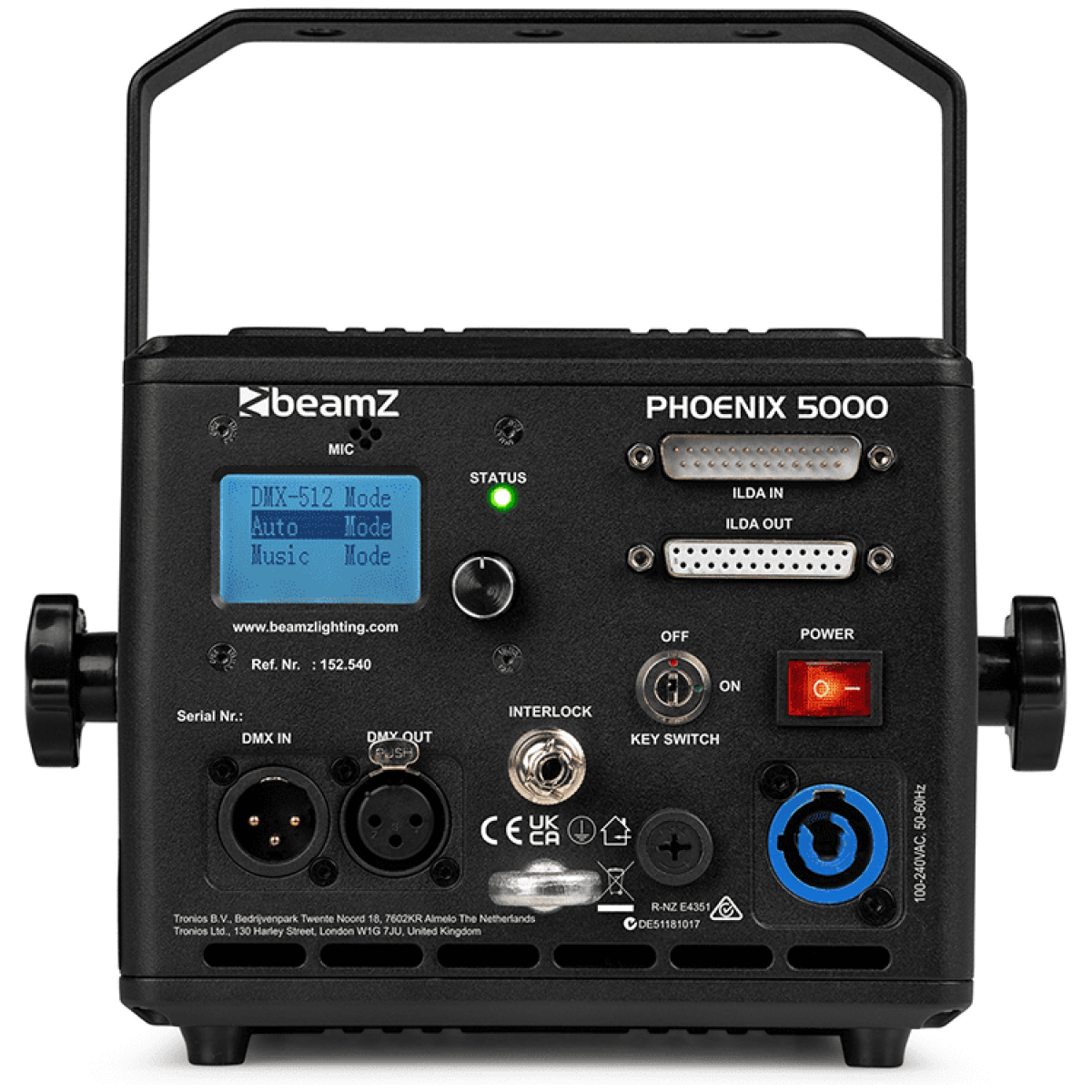 BeamZ Phoenix 5000 Analog Laser RGB 5W - Image 3