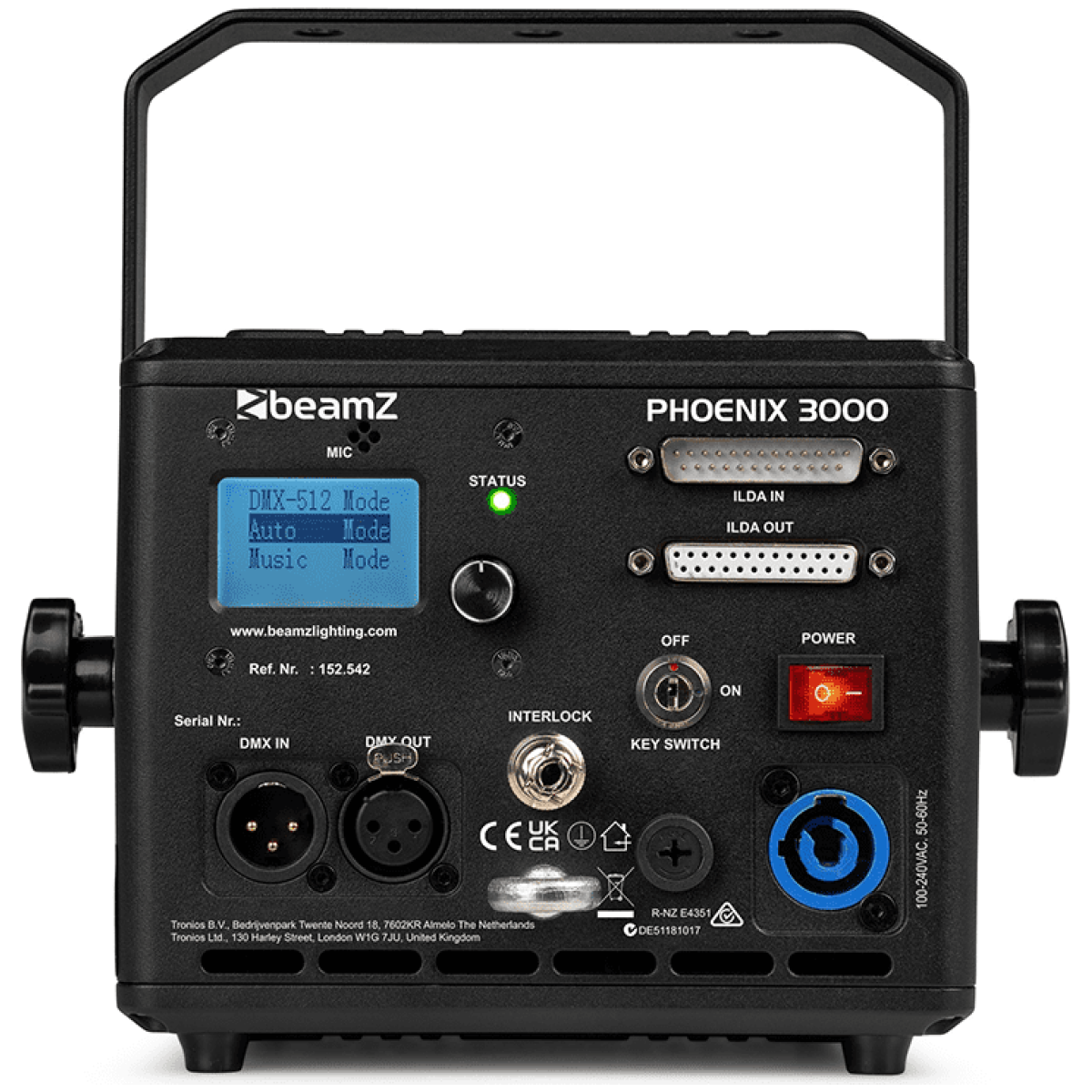 BeamZ Phoenix 3000 Analog Laser RGB 3W - Image 2