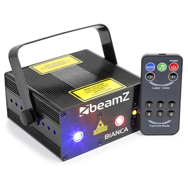 152660B_1 Beamz Bianca Double RGB Gobo Laser – Dual-Lens FX - Image 1