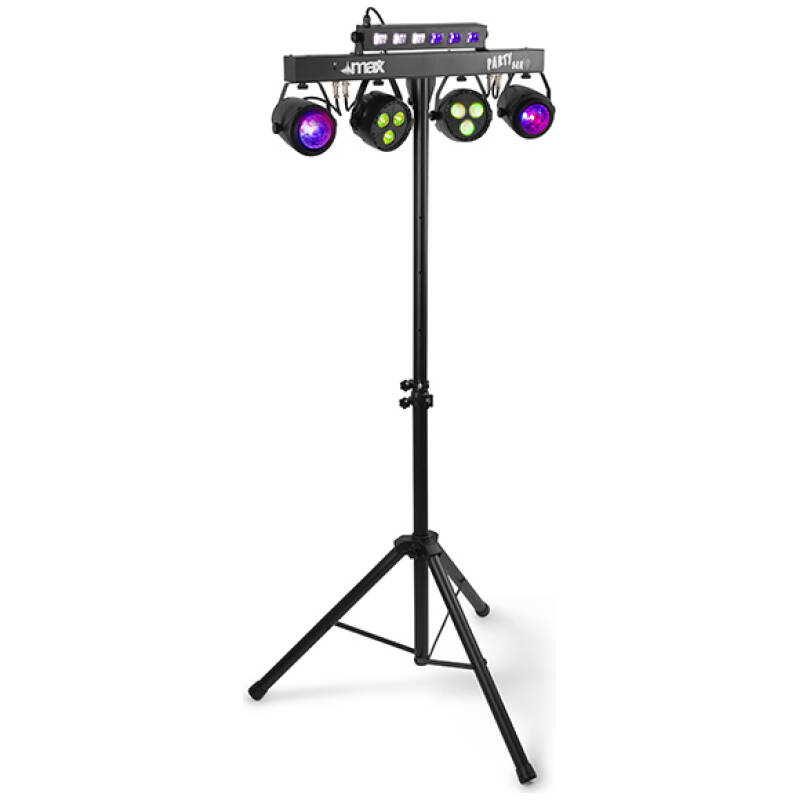 BEAMZ PartyBar 10 Set – 2× Jelly Moon, 2× PAR