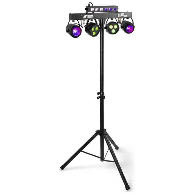 BEAMZ PartyBar 10 Set – 2× Jelly Moon, 2× PAR