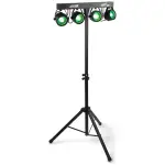 BEAMZ PartyBar 11 Set – 4× COB PAR, 4×20W RGB