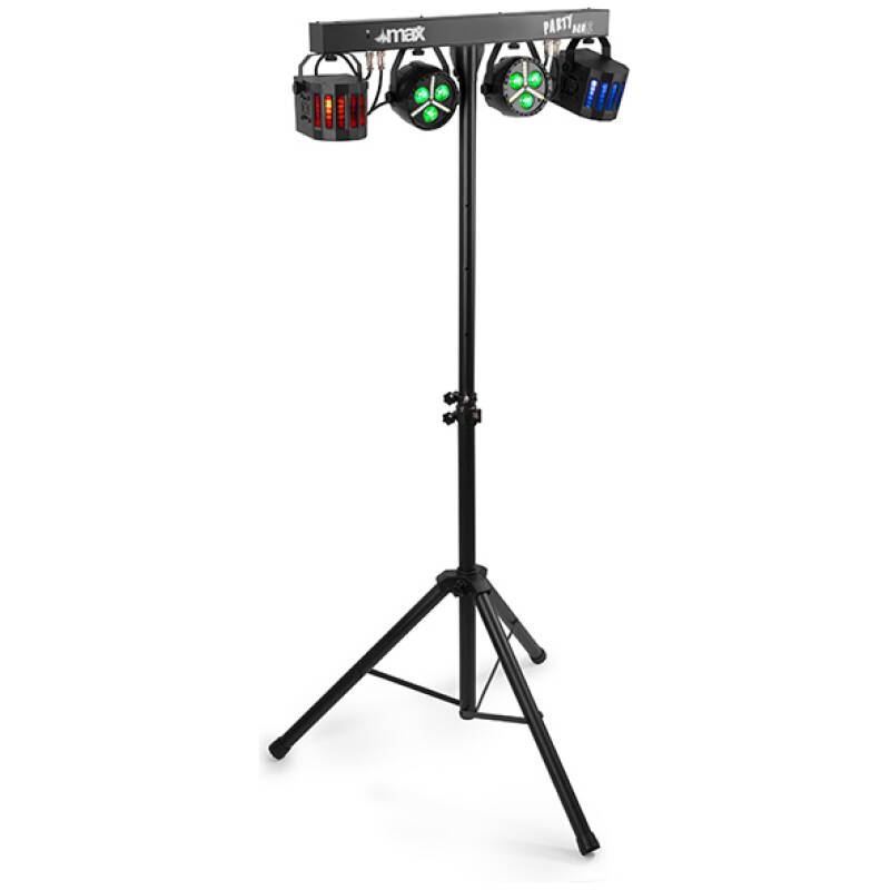 BeamZ PartyBar 12 Set – 2× PAR And 2× Derby RGBW