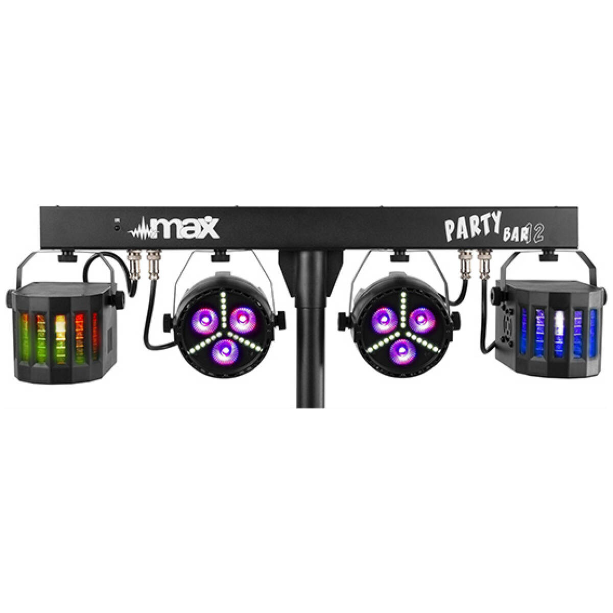 BeamZ PartyBar 12 Set – 2× PAR And 2× Derby RGBW - Image 2