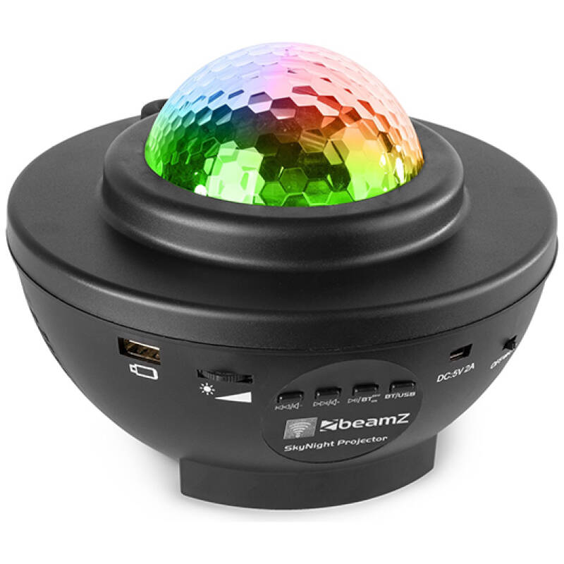 BeamZ SkyNight Projector With Red And Green Stars 2x3W RGBW