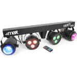Beamz PartyBar1 – 2x LED PARs & 2x Jelly Moon