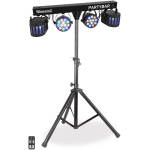 Beamz PartyBar2 – 2x LED PARs & 2x Derby Effects