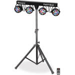 Beamz PartyBar3 – 4x LED PARs With Magic Ball