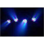 Beamz PartyBar3 – 4x LED PARs With Magic Ball - Image 5