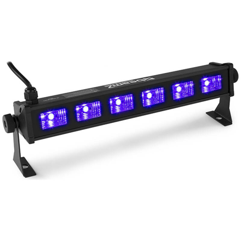 BeamZ BUV63 LED Bar – 6×3W UV