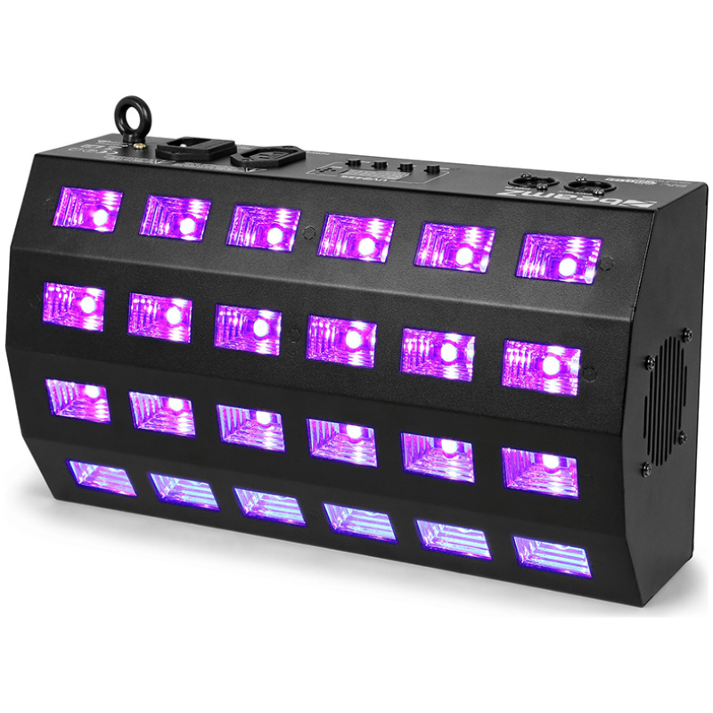 Beamz BUV463 LED UV Strobe – 24x 3W UV LEDs