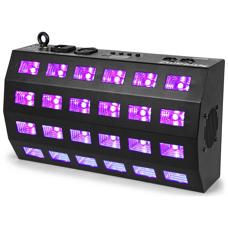 153274B_6 Beamz BUV463 LED UV Strobe – 24x 3W UV LEDs - Image 1