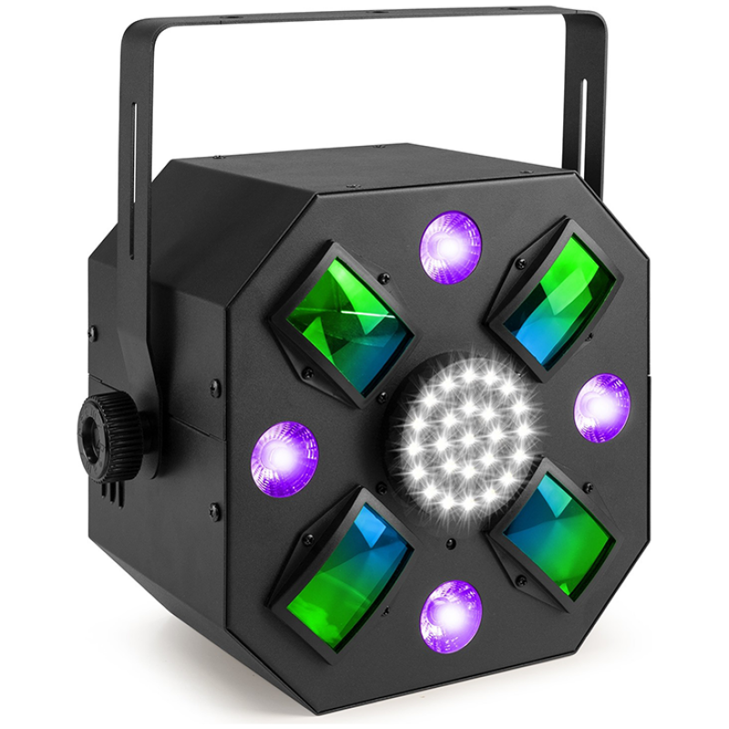 BeamZ MultiAce 3 LED Effect Strobe 25x0.5W LED + 10x3W RGBAW+UVP