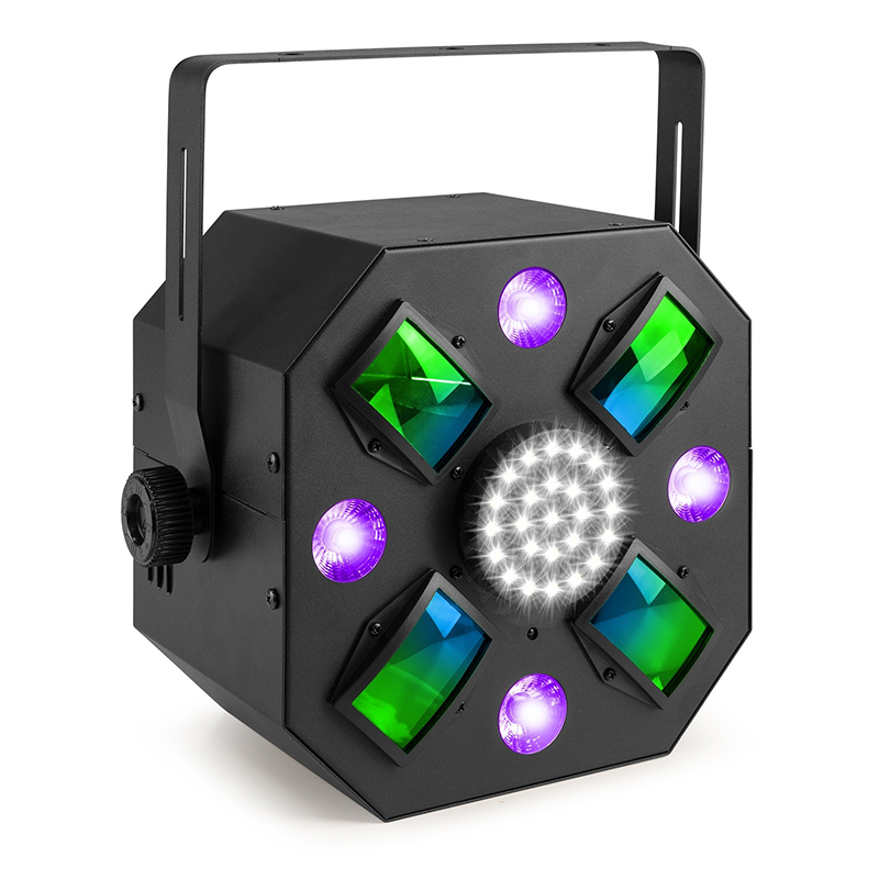 153600B_1 BeamZ MultiAce 3 LED Effect Strobe 25x0.5W LED + 10x3W RGBAW+UVP - Image 1