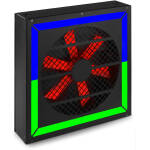 Beamz LEDTwist Twister 400 – RGB DMX LED Fan Effect Light