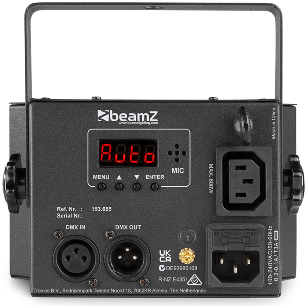 BeamZ DerbyStrobe LED 4x3W RGBW - Image 3