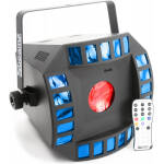 Beamz CUB4 II – LED Quad Derby With Moonflower Effect