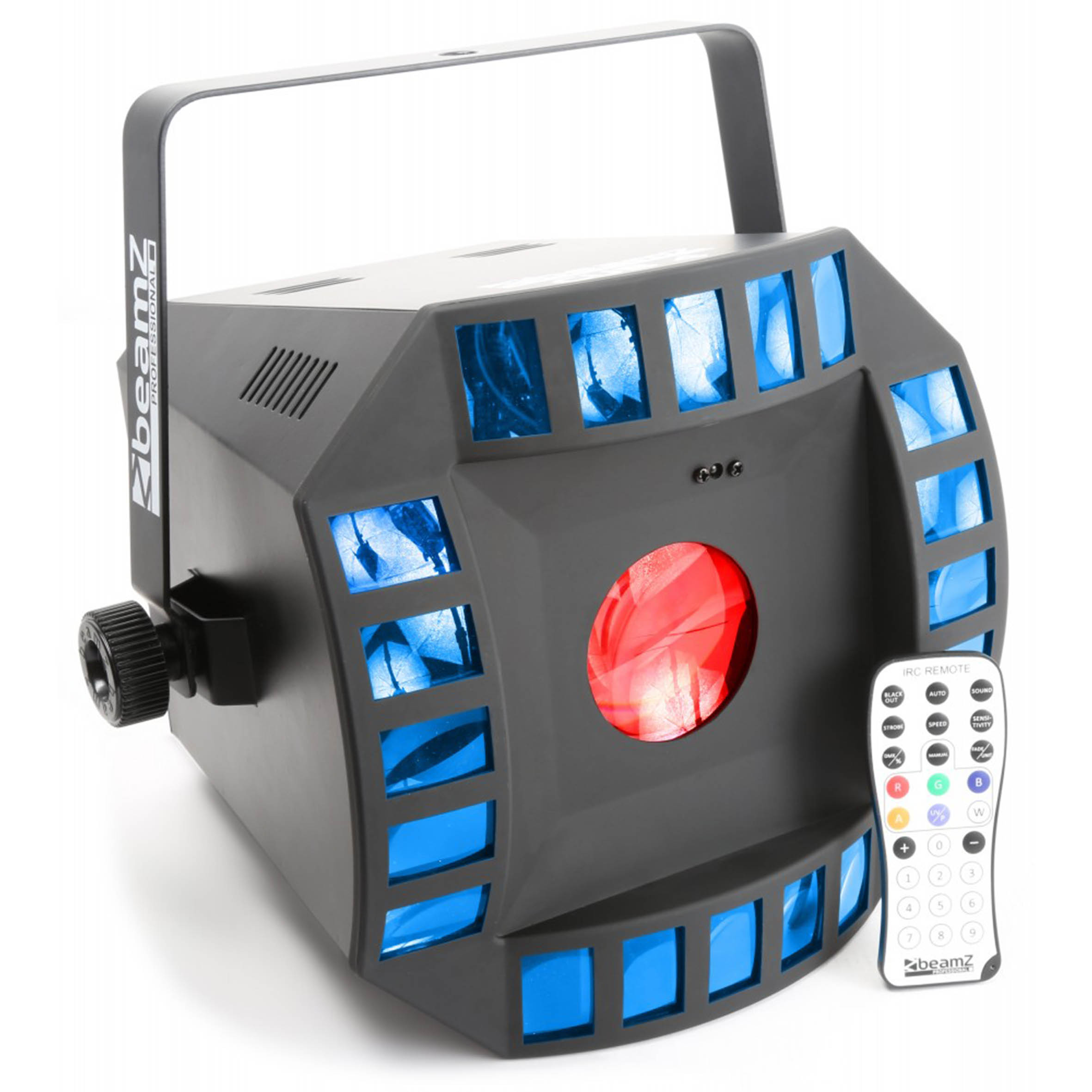 153701B_1 Beamz CUB4 II – LED Quad Derby With Moonflower Effect - Image 1