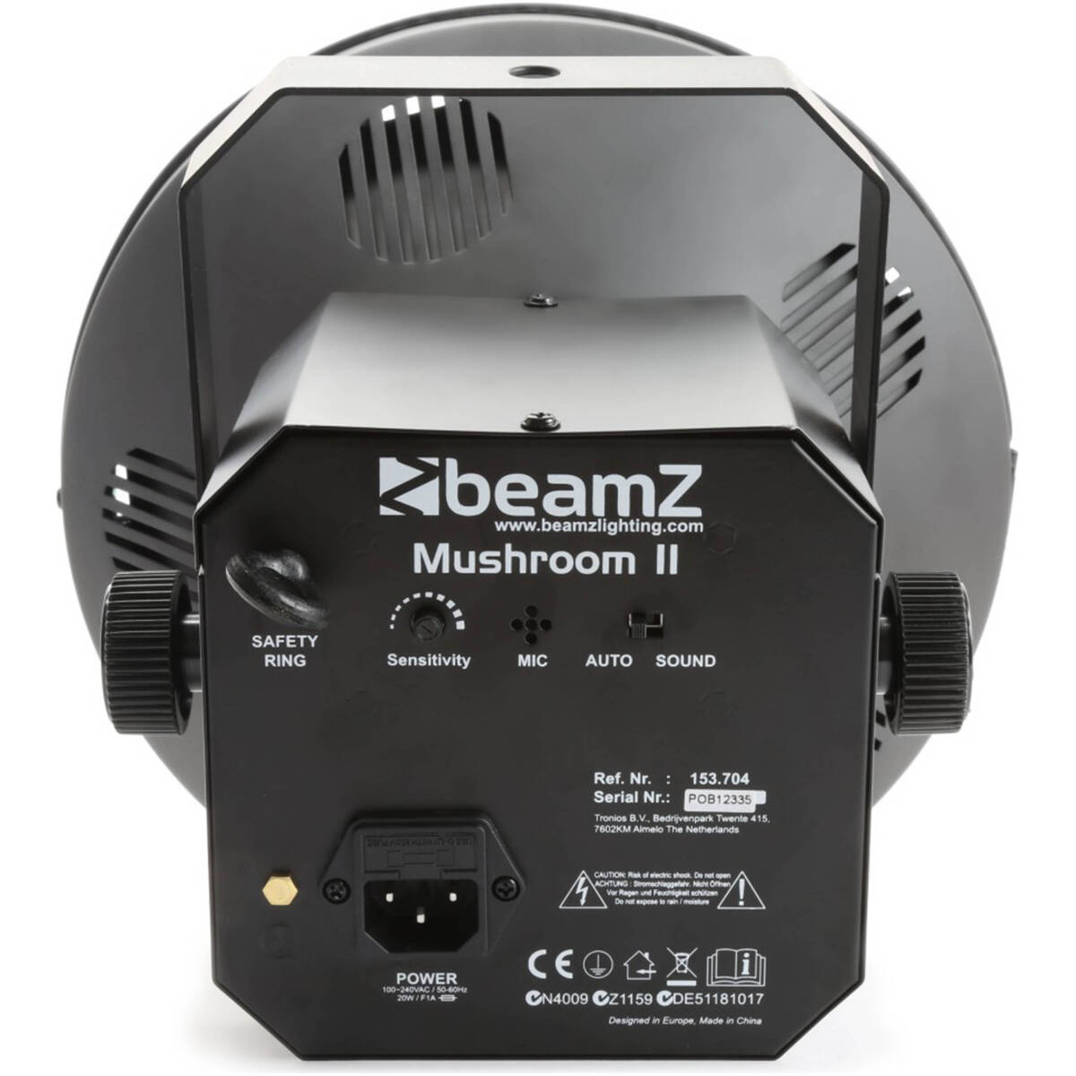 Beamz Mushroom II – LED Party Effect Light - Image 2