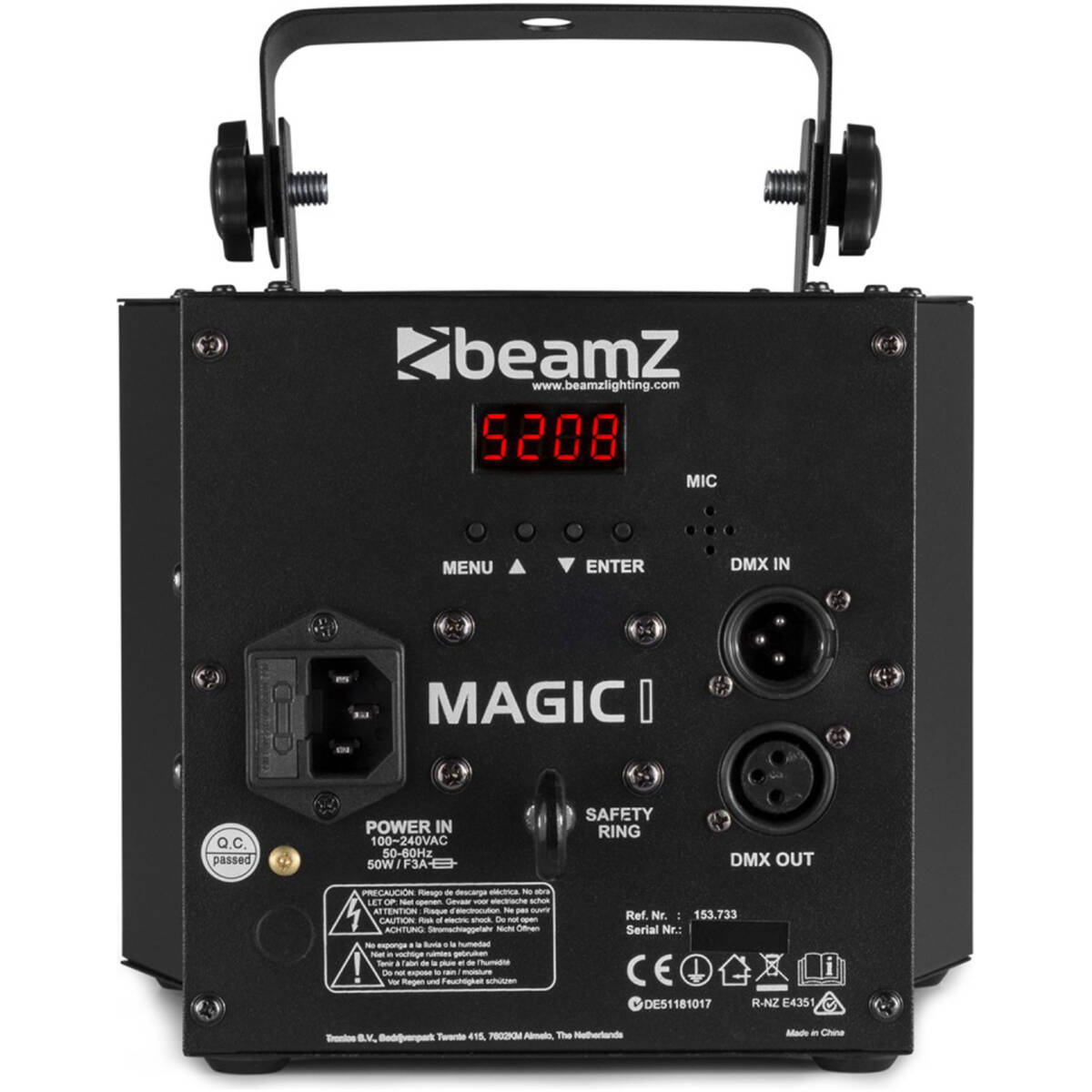 Beamz Magic1 Derby With Strobe LEDs - Image 3