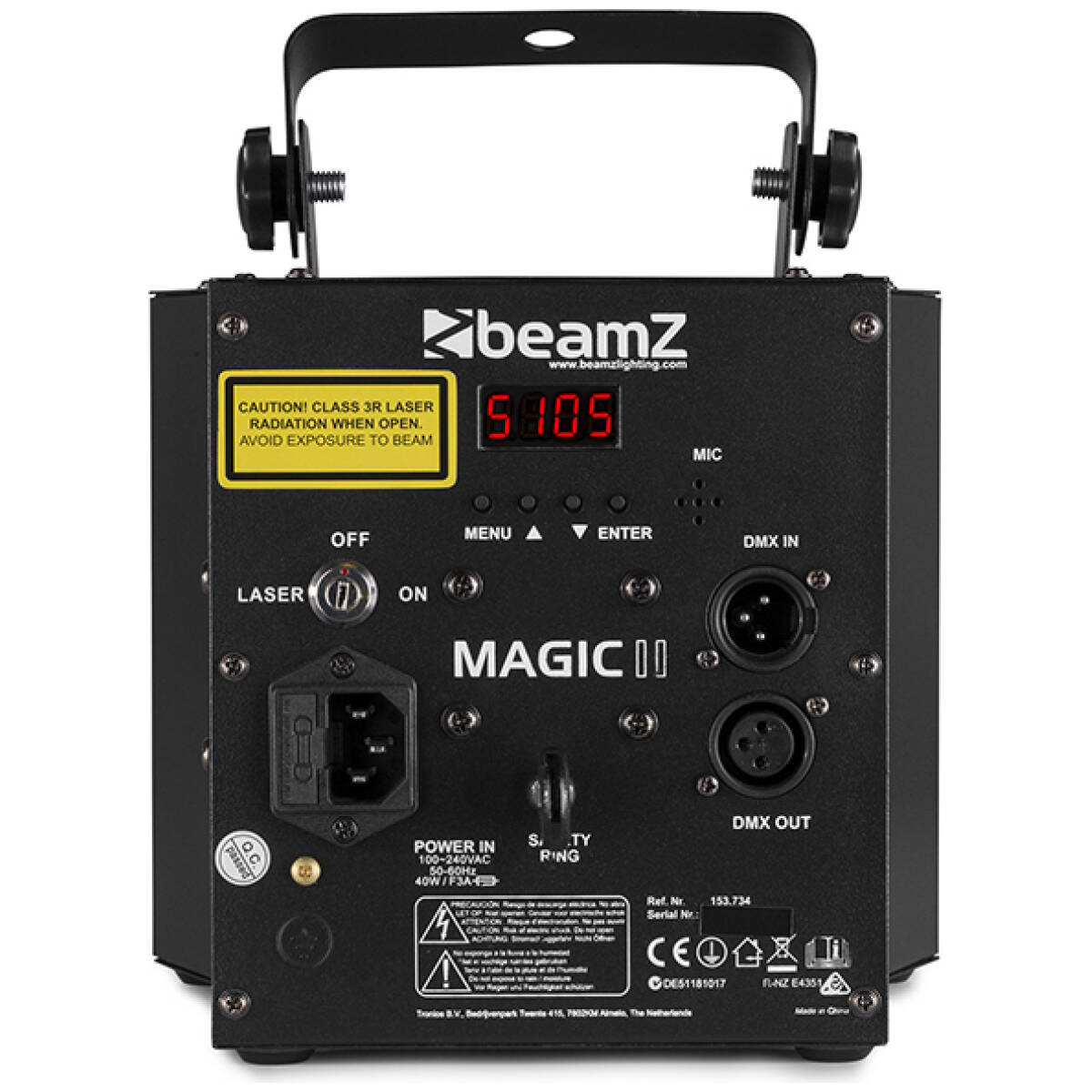 BeamZ MAGIC2 Derby With Laser (RG) And Strobe - Image 2