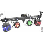 Beamz LED Showbar Light with PAR, Laser & Strobe