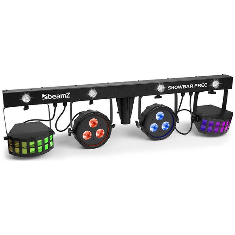 BeamZ ShowBar Free With PAR, Derby, And Strobe