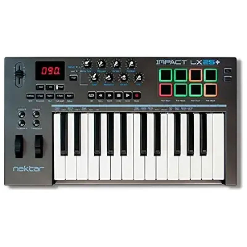 Nektar Impact LX25+ 25-Key USB MIDI Controller Keyboard