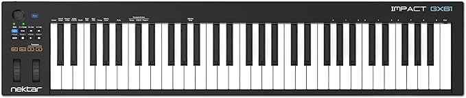 NEKTAR IMPACT GX 61 Nektar Impact GX61 61-Key USB MIDI Controller Keyboard - Image 1